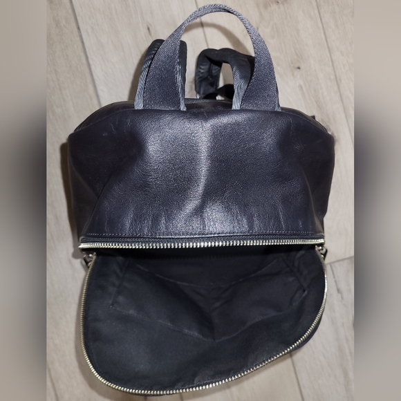 🏇Coach Medium Black Leather Monogram Print Backpack/Tan Coach Wristlet Combo - Picture 15 of 17